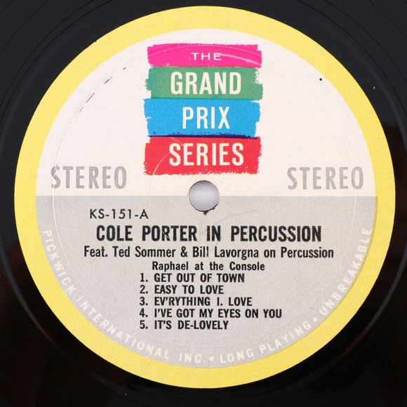 Ted Sommer/Bill Lavorgna, Cole Porter In Pleasing Percussion LP Record KS-151 - Picture 7 of 16